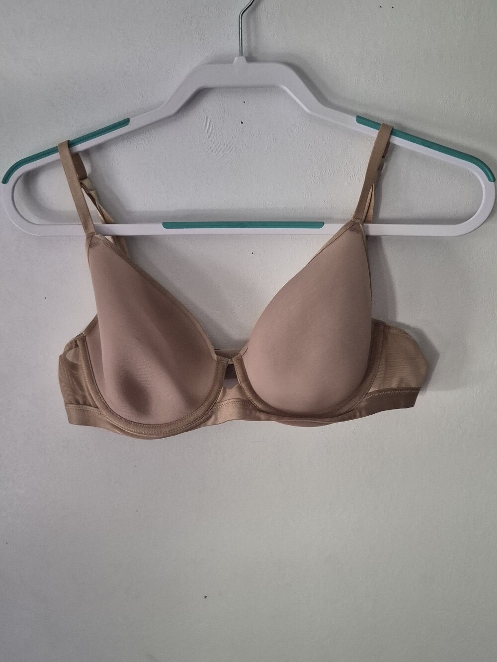 Soma Lightly Lined Perfect Coverage Bra Beige Nude Mesg 36C